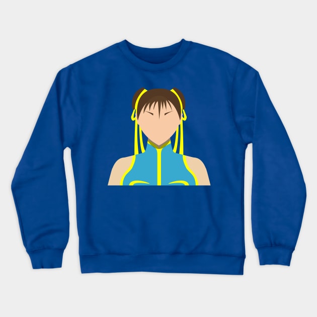 Alpha Chun-Li Vector Crewneck Sweatshirt by MagicFlounder